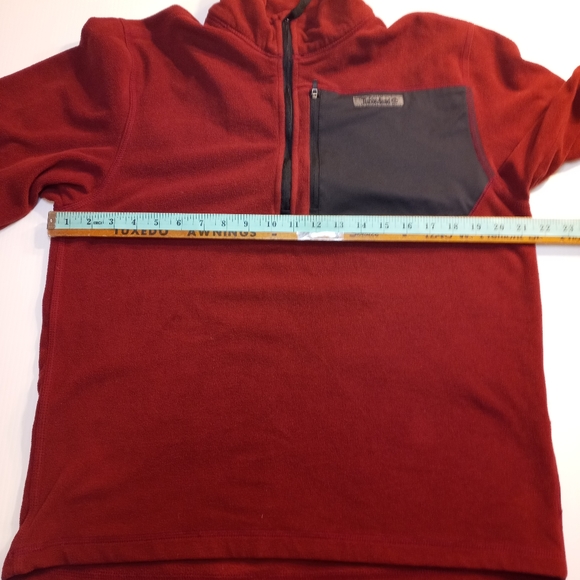 Timberland Fleece Quarter Zip Sweater Sz Large - Picture 8 of 10